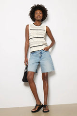 Athena Pointelle Knit Vest