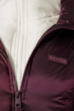 Waterproof Layered Ski Jacket in Burgundy