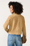 Crop Suede Jacket