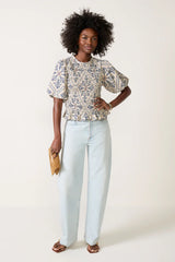 Mina Smocked Blouse