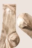Ribbed Laminated Sock
