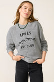 Après Ski Fleece Crew Sweatshirt