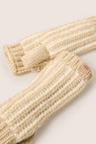 Chunky Plaited Fingerless Gloves