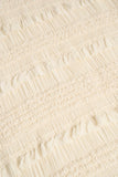 Ruffled High Neck Backless Top in Ivory