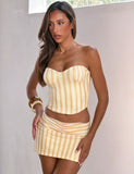 HAVANA CORSET YELLOW STRIPE
