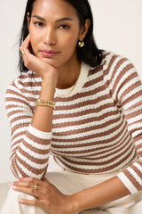 Amanda Pointelle Sweater