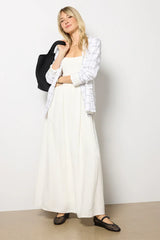 Bayside Linen Maxi Dress