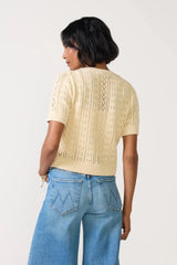 Elle Pointelle Cardigan