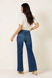 Hustler Roller Patch Pocket Skimp Wide Leg Jean