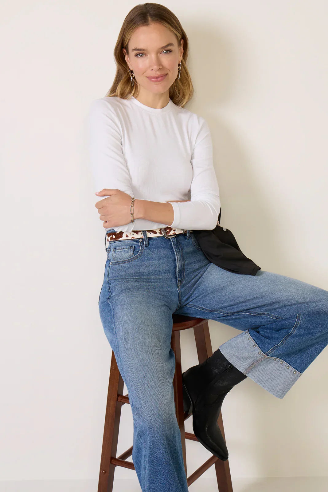 Rilo Rib Long Sleeve Top