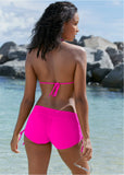 Bahamas Triangle Bikini Top Electric Pink