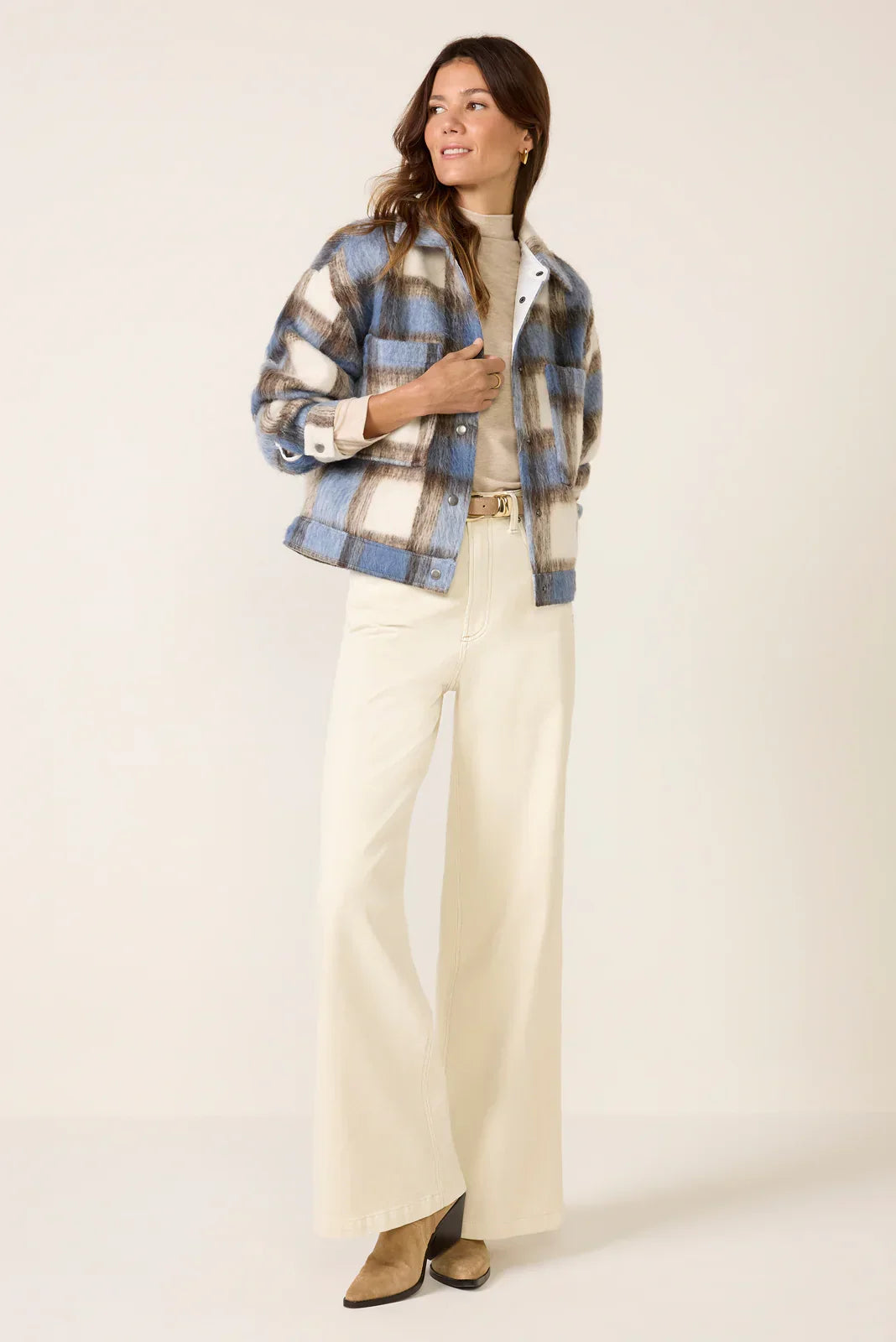 Marguerite Plaid Jacket