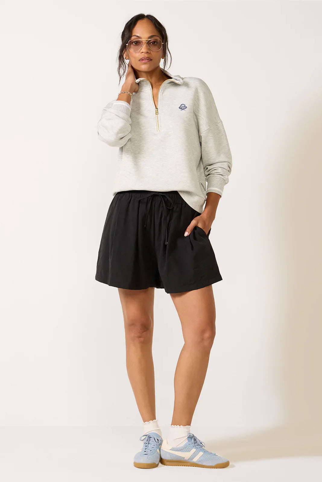 Bertie Half Zip Sweat