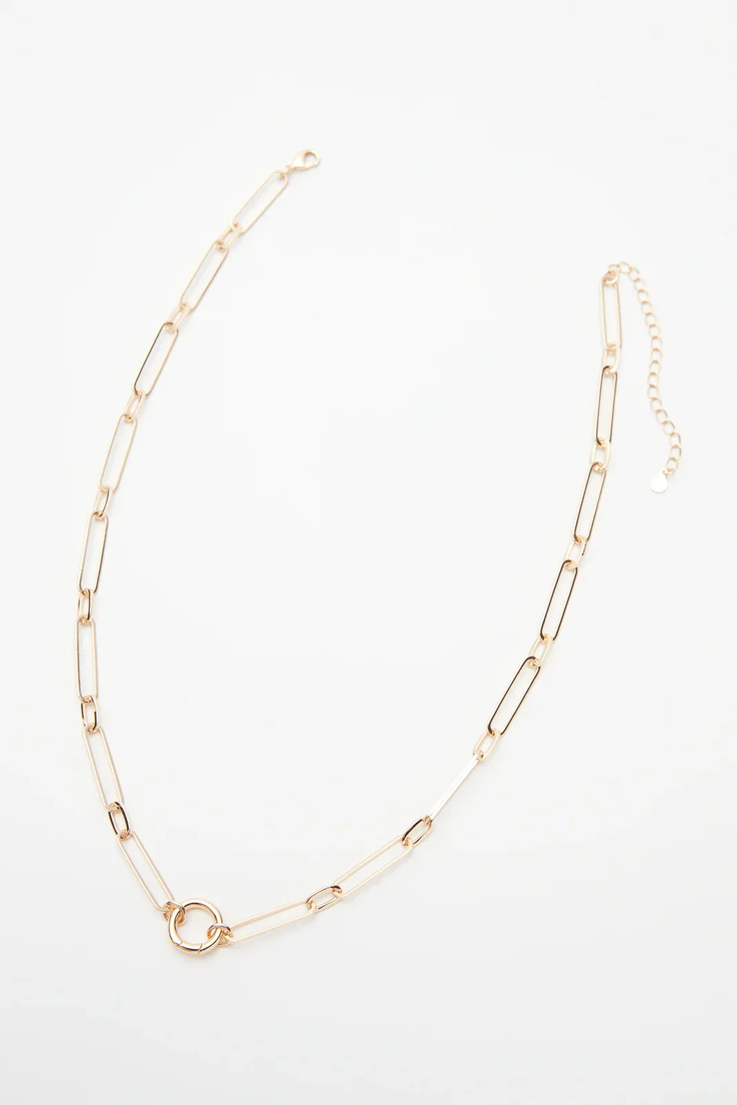 Paperclip Charm Necklace