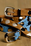 Brett Studded Suede Belt
