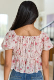 Gabby Ditsy Floral Babydoll Top