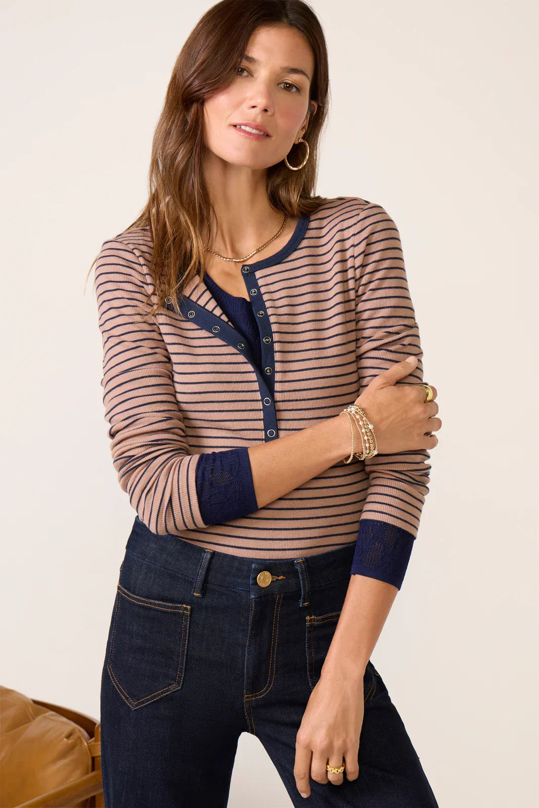 Stella Stripe Henley