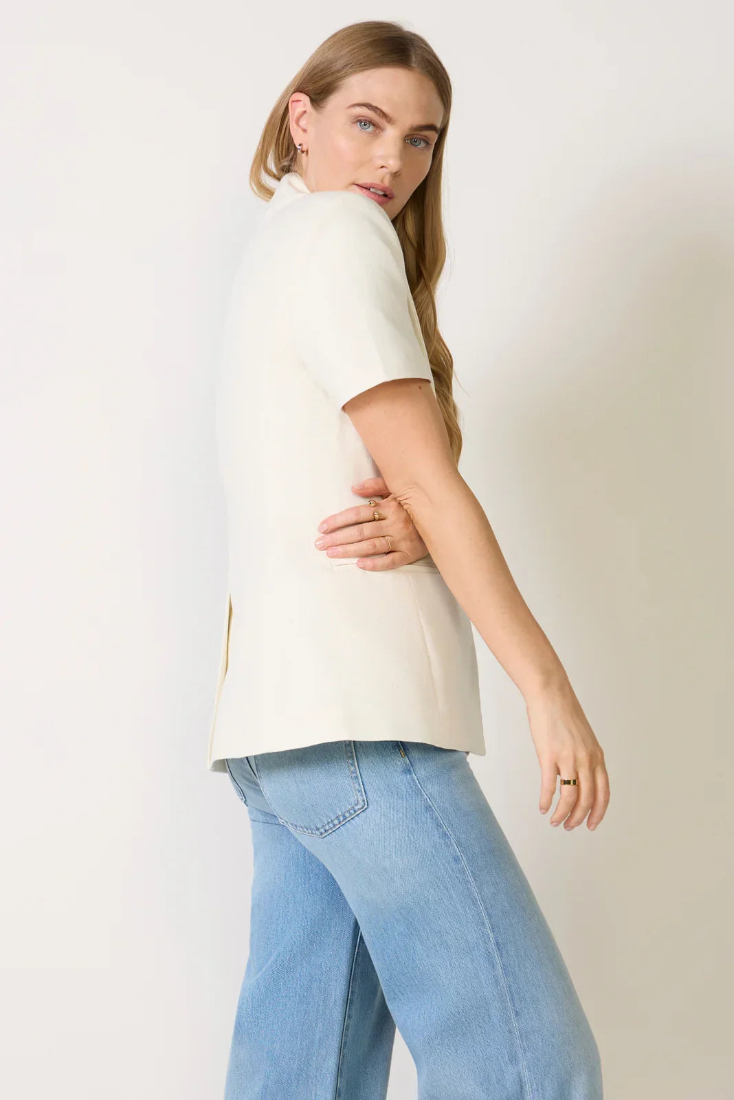 Short Sleeve Blazer