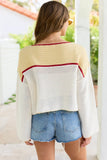 Madi Ivory Strawberry Crewneck Sweater
