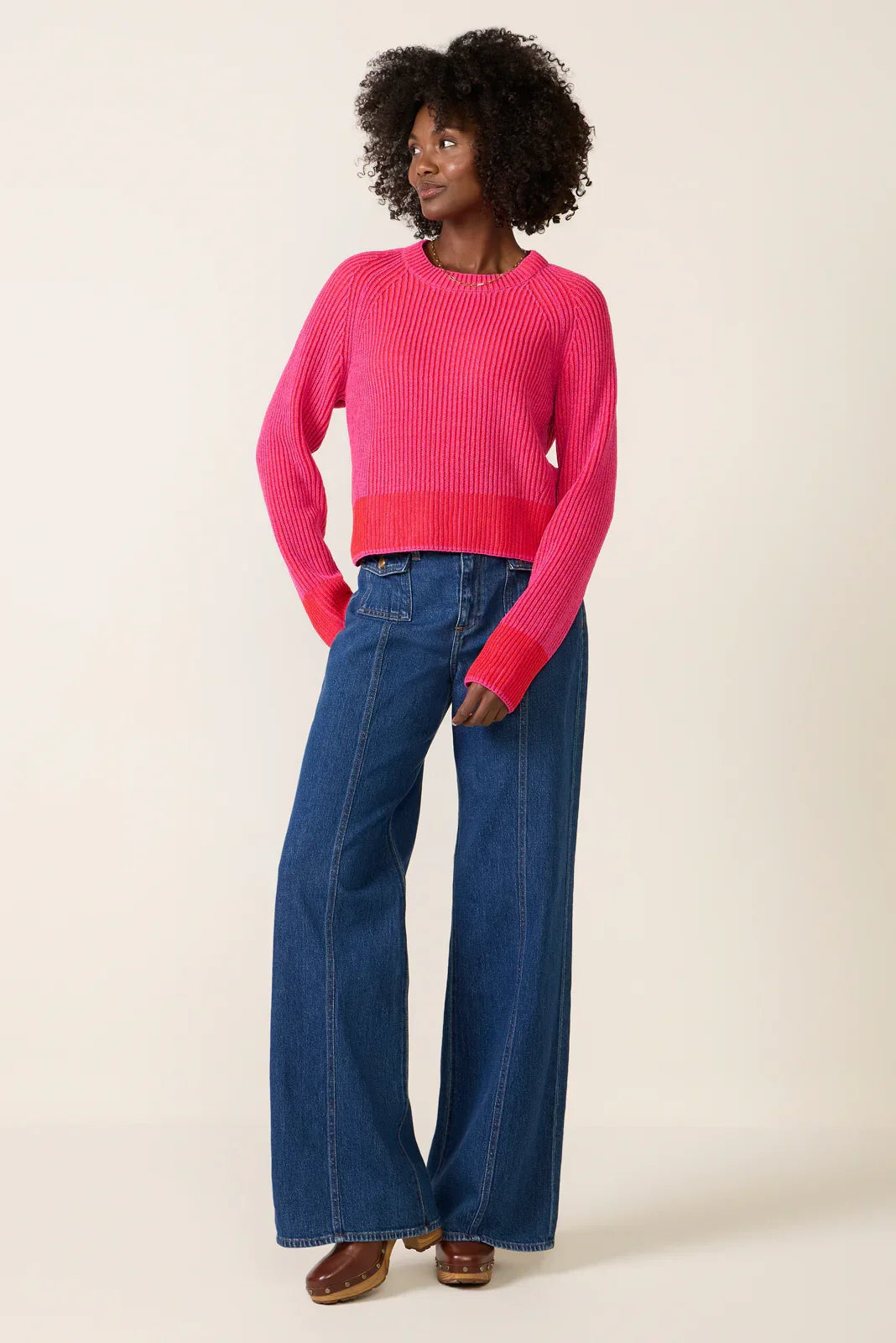 Codey Plated Crew Sweater