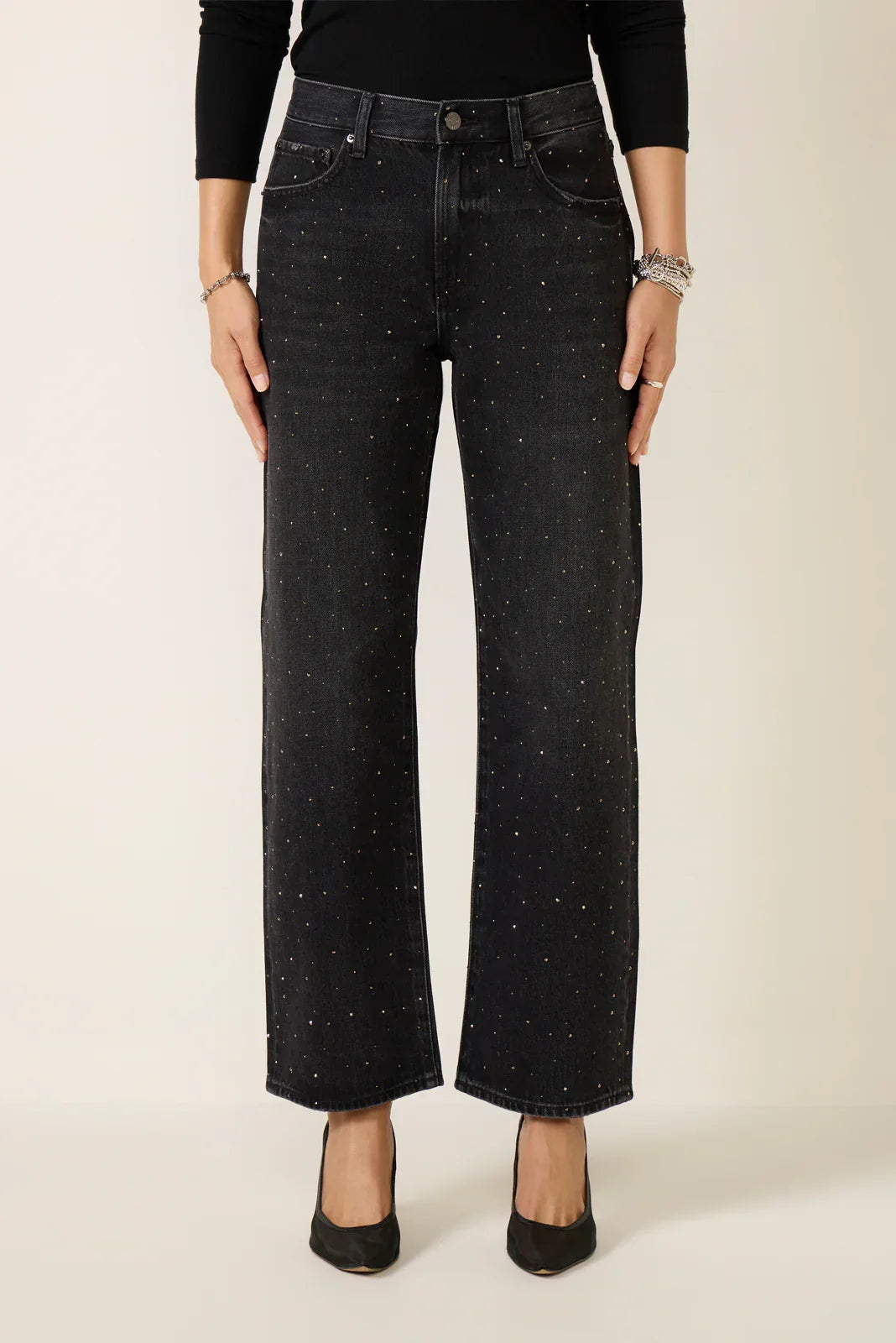 Lexi Sparkle Barrel Jean