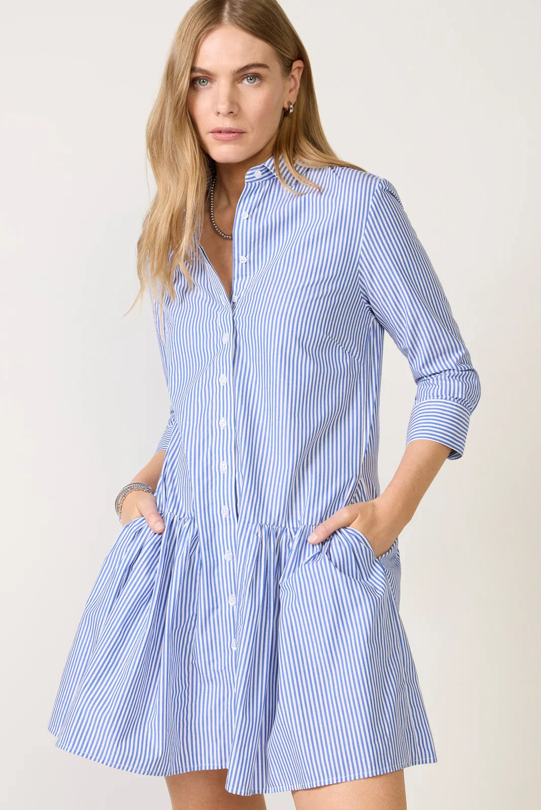 The Drop Waist Shirt Dress