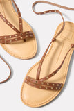 Wynton Studded Wrap Sandal
