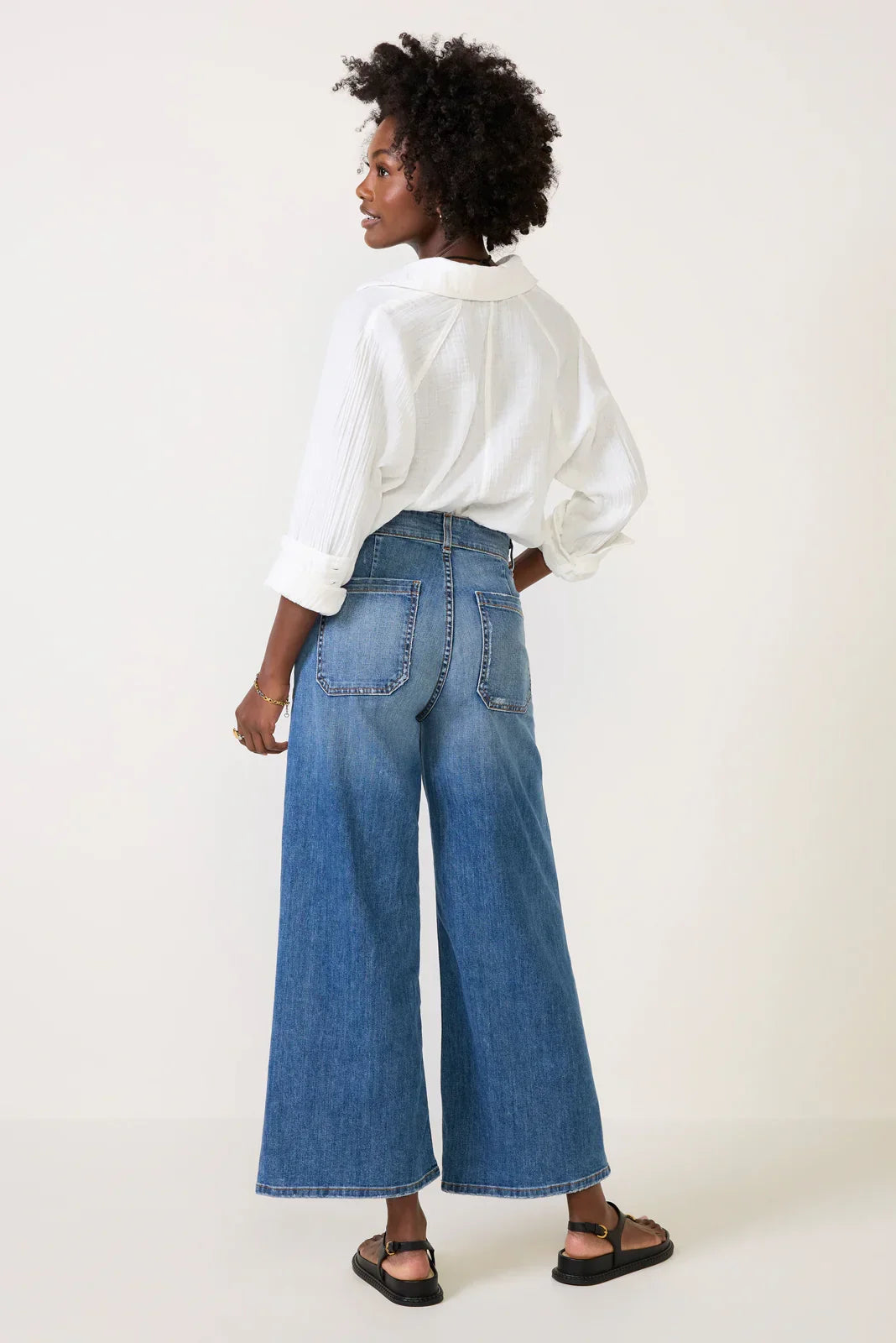 Cropped Sailor Jean