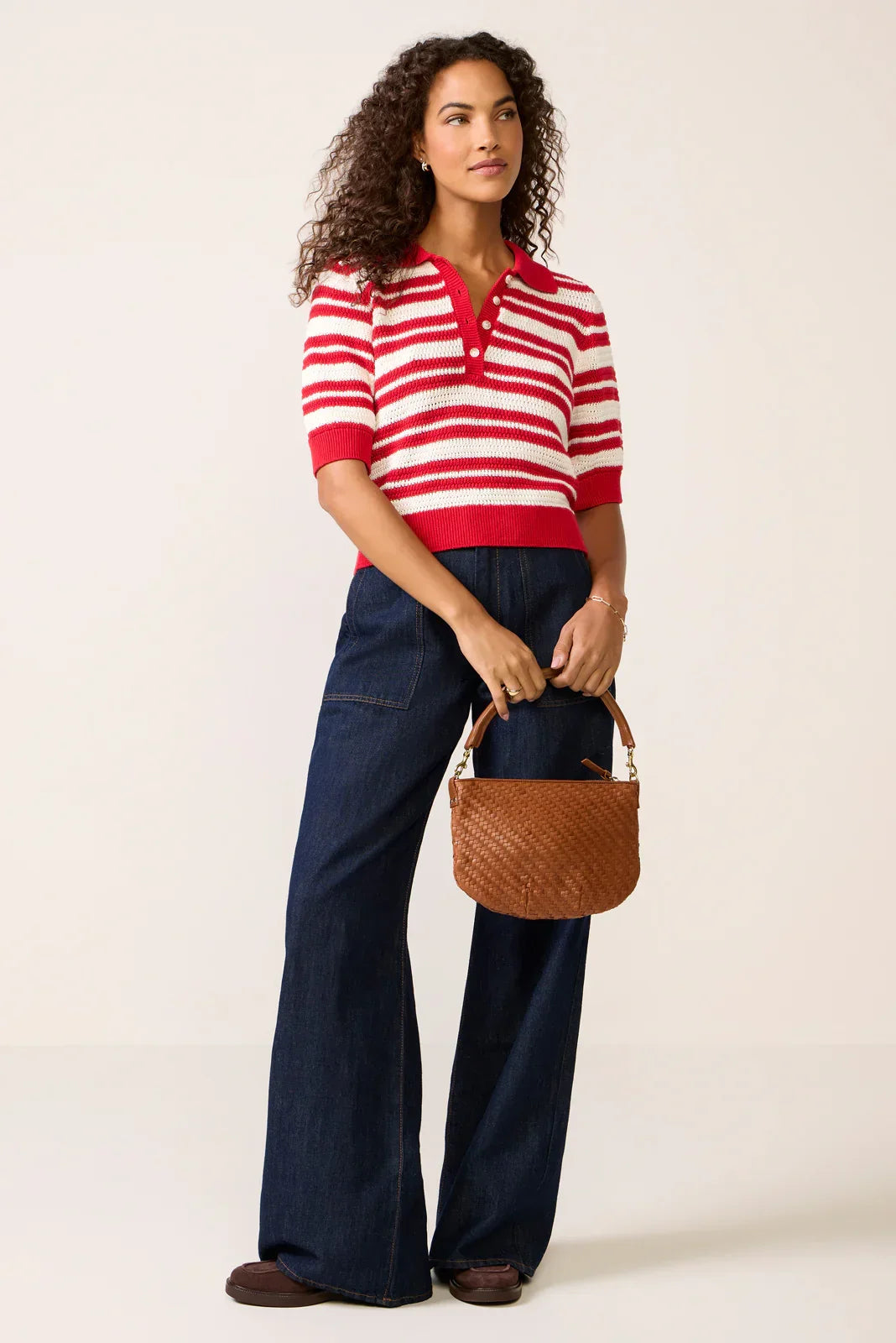 Monica Henley Polo Sweater