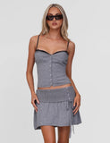 ROWENA TOP GREY