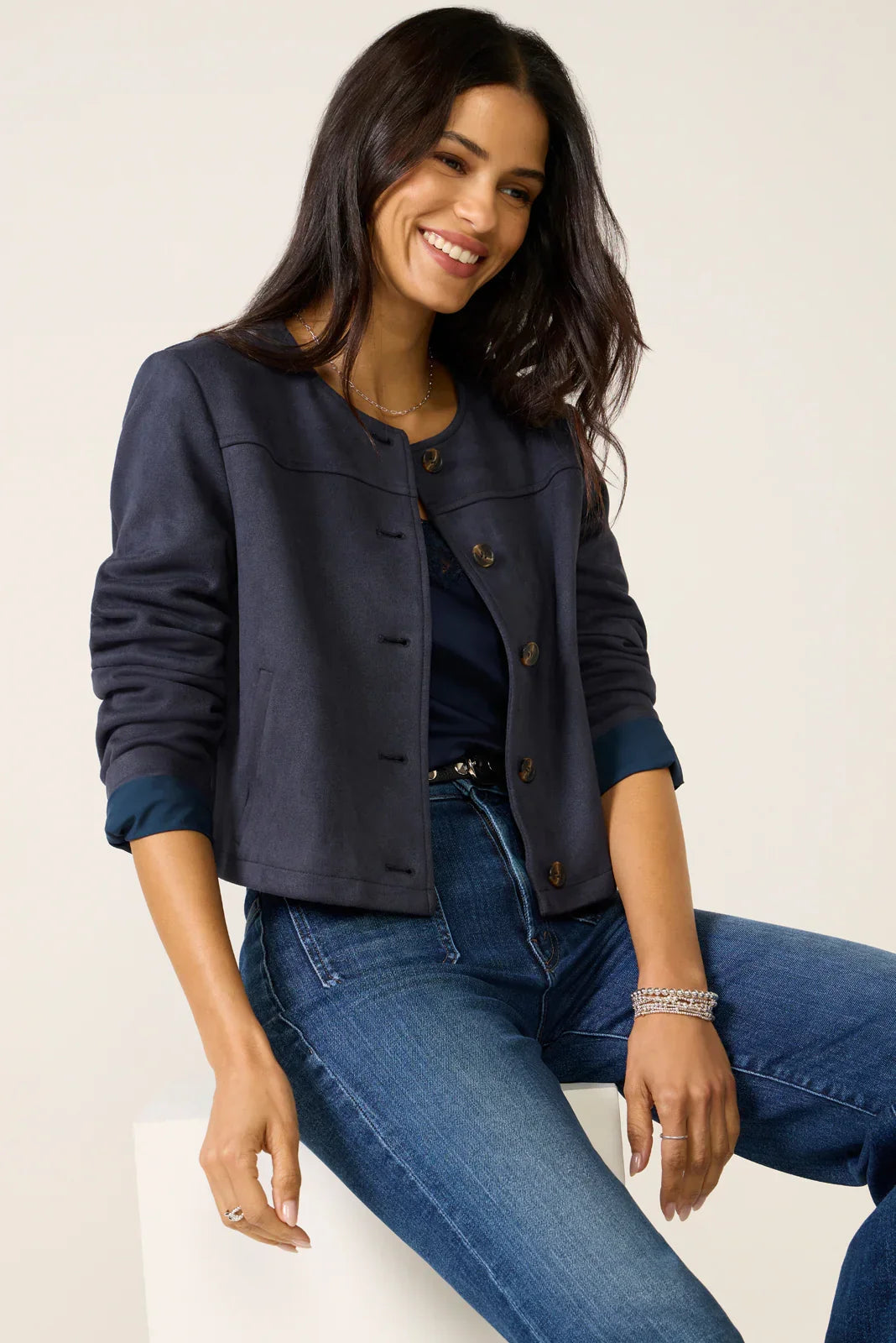 Lakyn Faux Suede Jacket