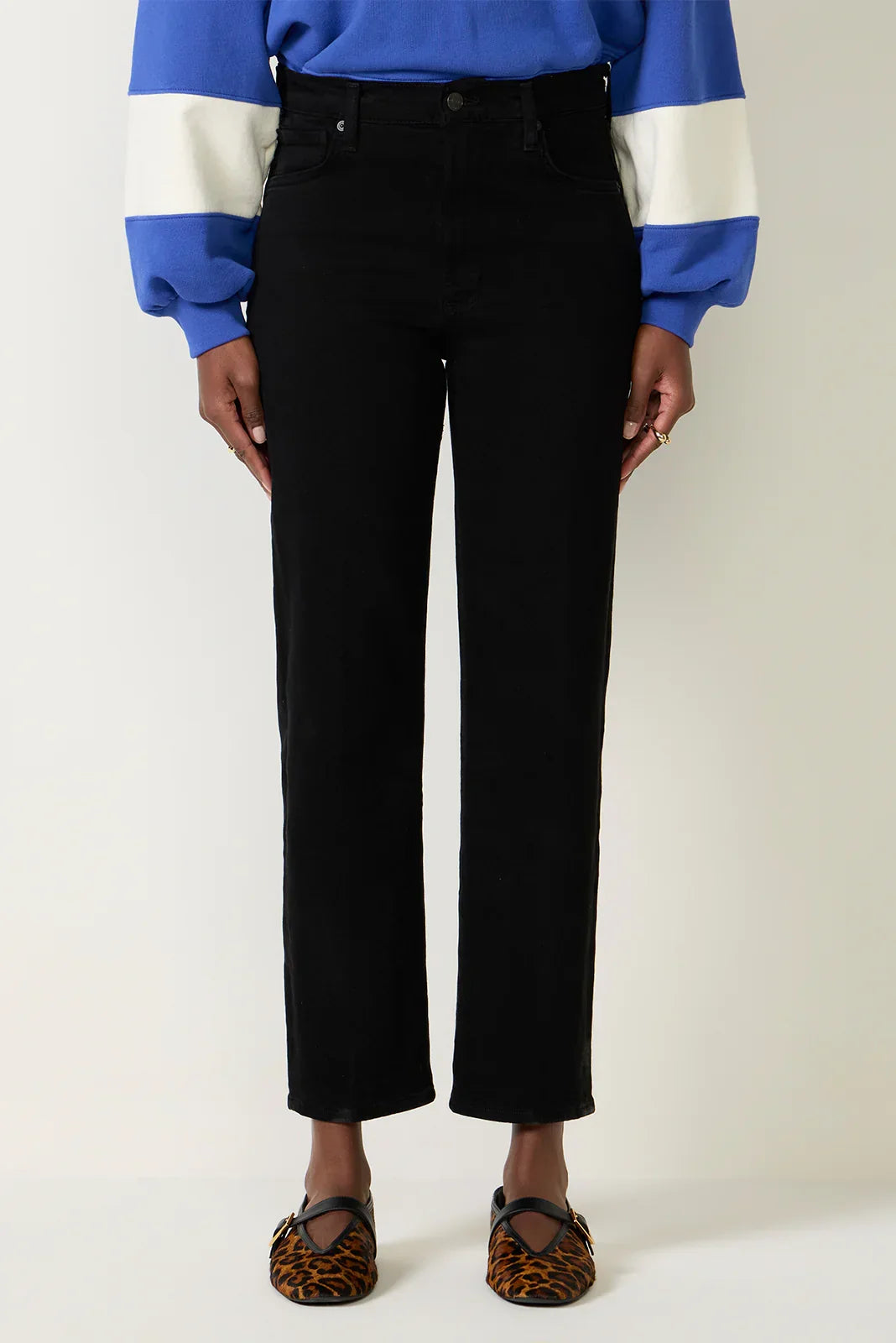 Caia High Rise Straight Jean