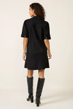 Fowler Faux Suede Shift Dress