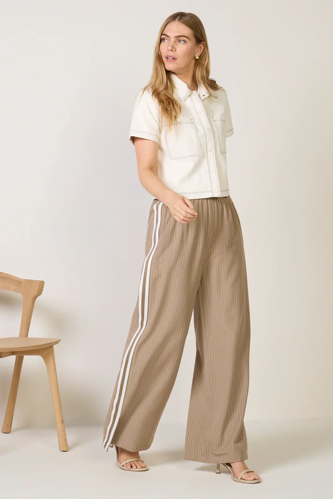 Tala Pinstripe Trackpant