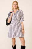 Ember Faux Wrap Dress