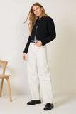 Luxe Suiting Cropped Jacket
