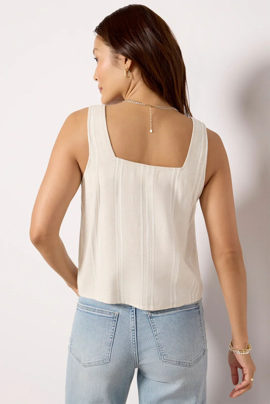 Stripe Square Neck Tank