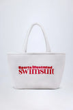 Towelling Tote Bag in White