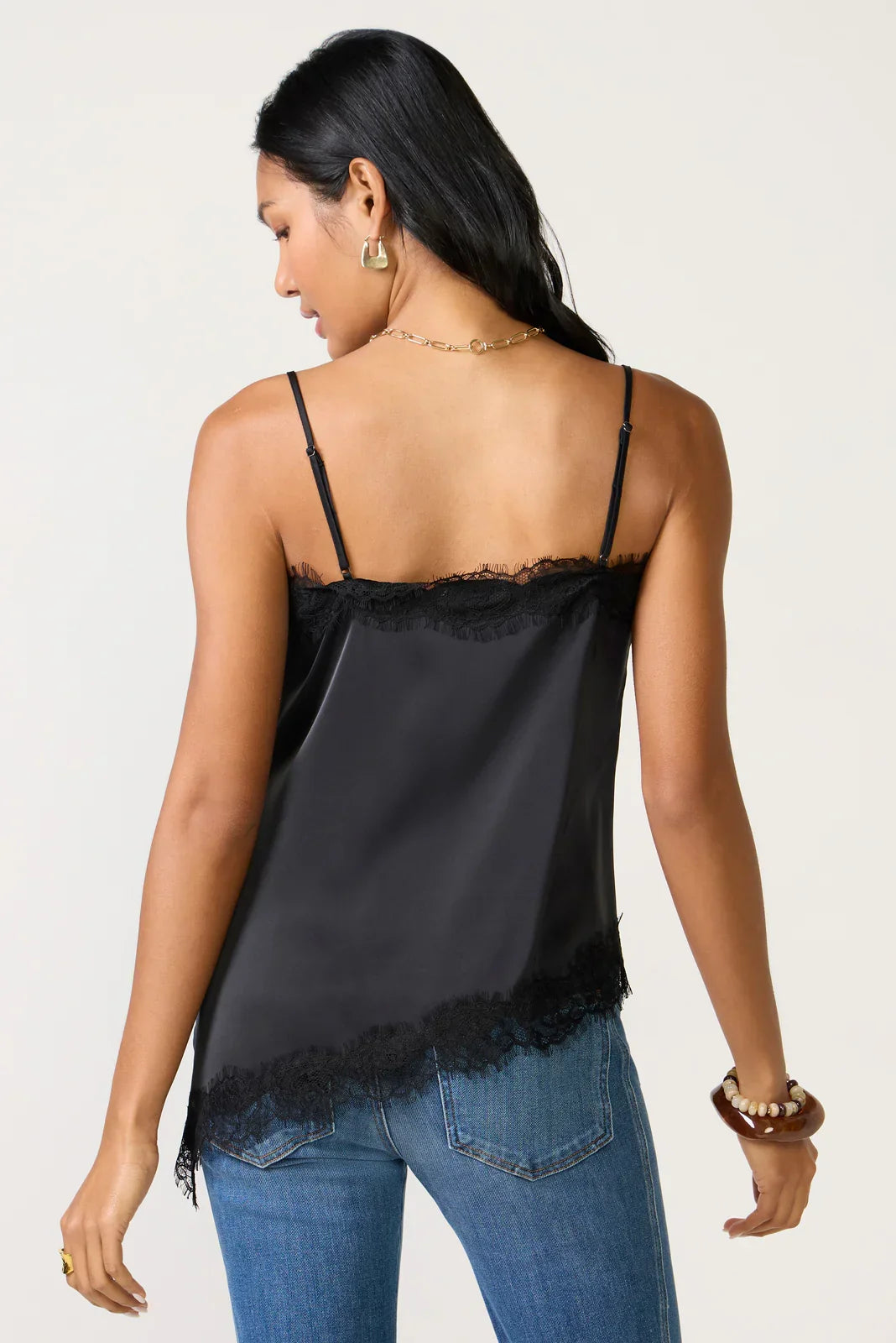 Dawn Asymmetrical Lace Cami