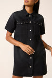 SS Studded Denim Dress