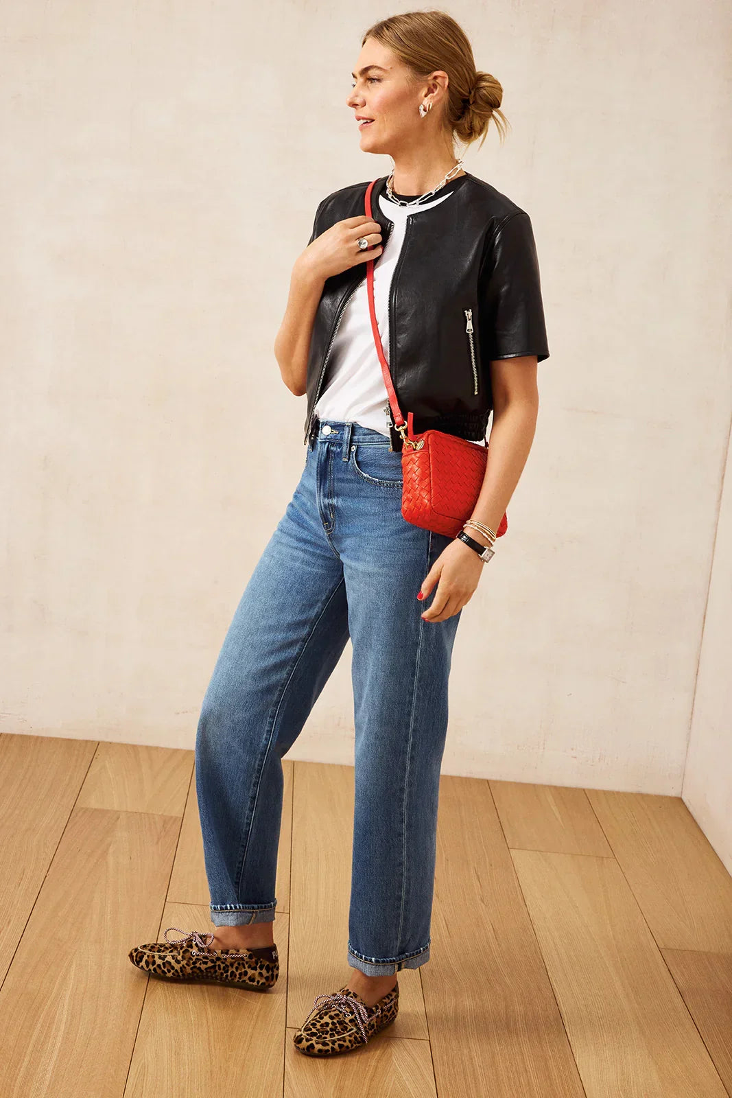 Donny Rolled Hem Boyfriend Jean