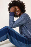 Striped Tape Yarn Sweater