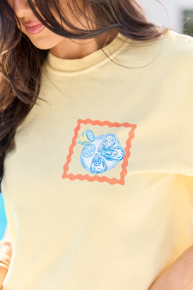 Summer Diet Yellow Graphic Tee