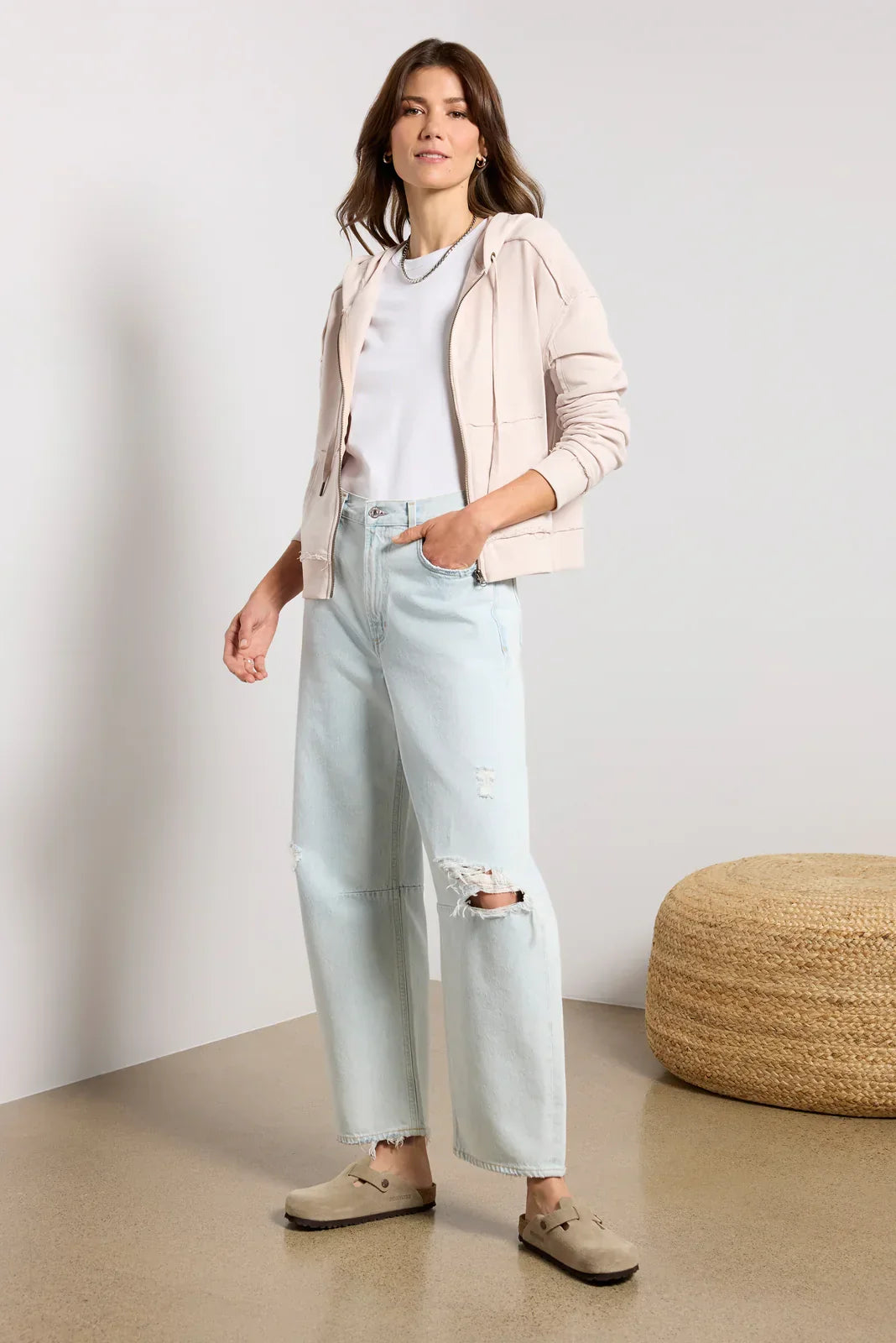 Jillian Zip Up Hoodie Sweatshirt
