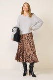 Nostalgia Pleated Midi Skirt