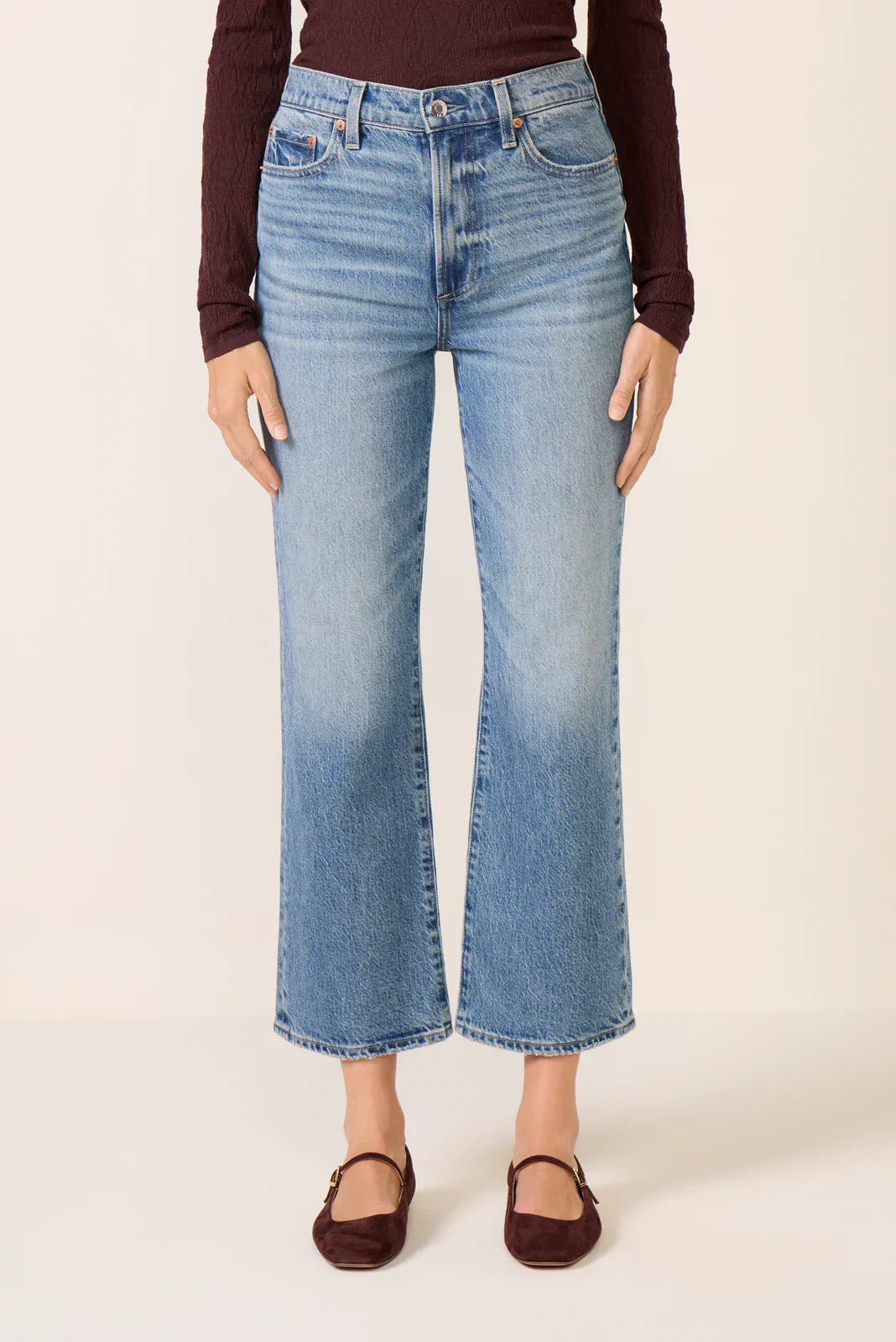 Ally Crop Bootcut Jean