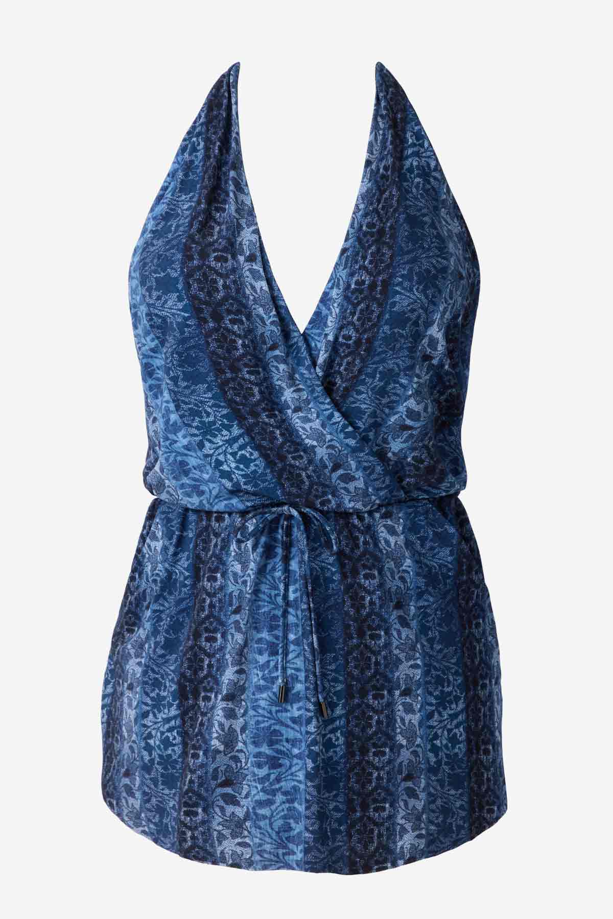 Ellie Swim Dress in Via Roma