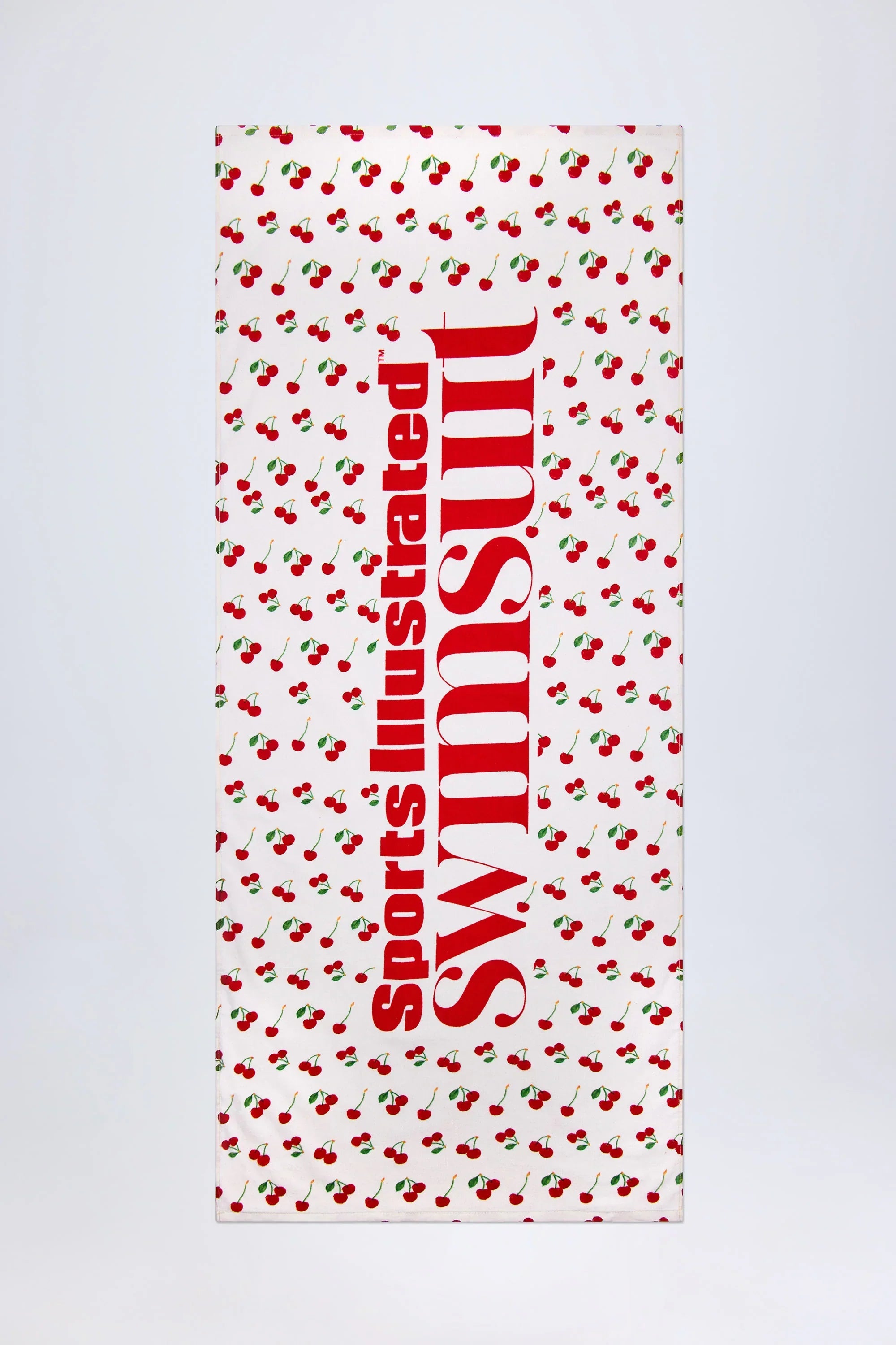 Logo Beach Towel in Cherry Print