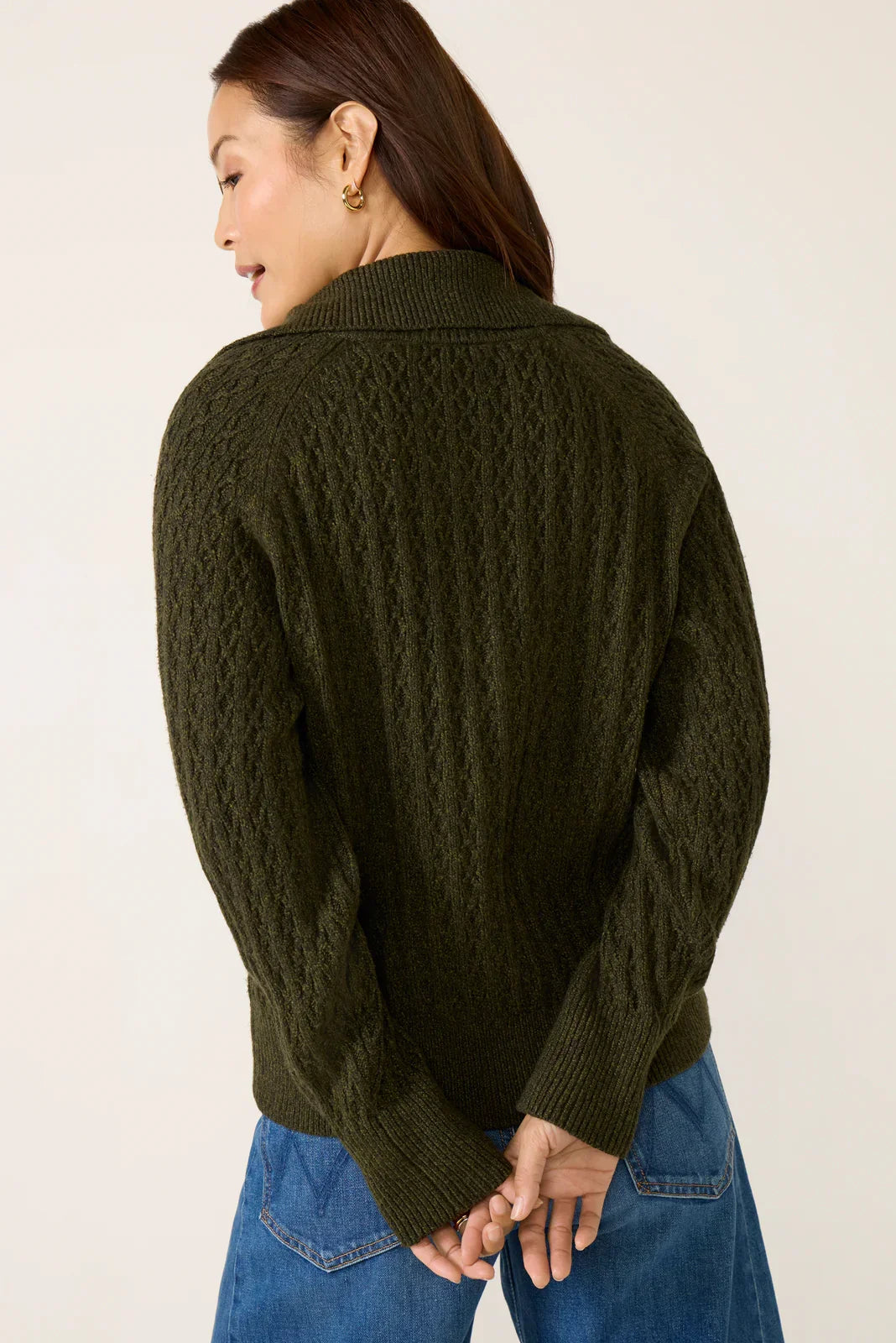 Bridget Half Button Sweater