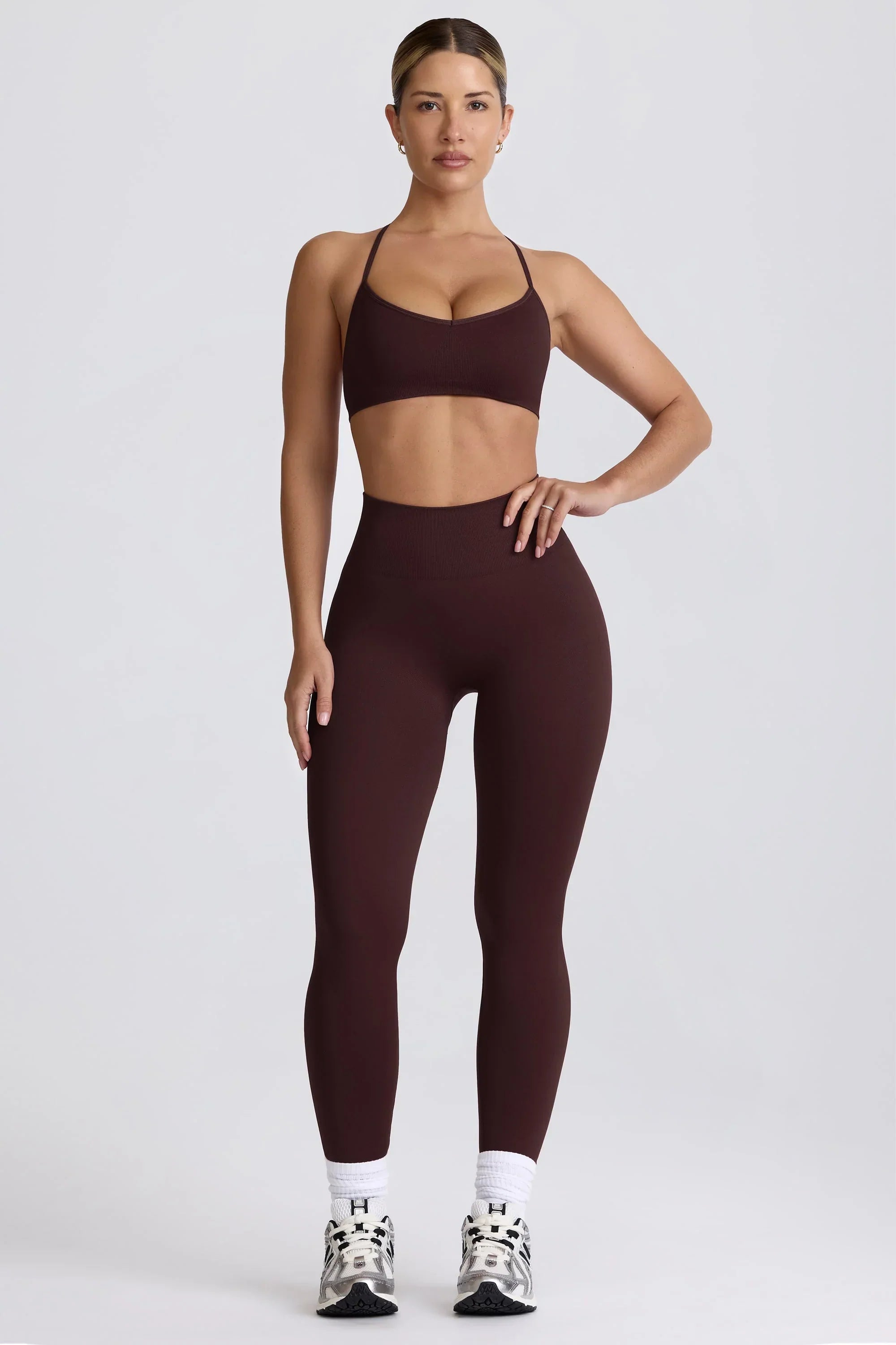 Super Sculpt Seamless Leggings in Chocolate